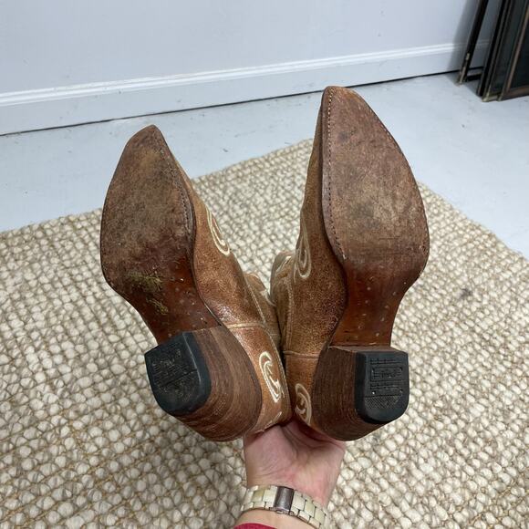 Corral Honey Cortez Boots Embroidered Snip Toe Cowboy Boots Womens SZ 7.5 EUC - Picture 7 of 11